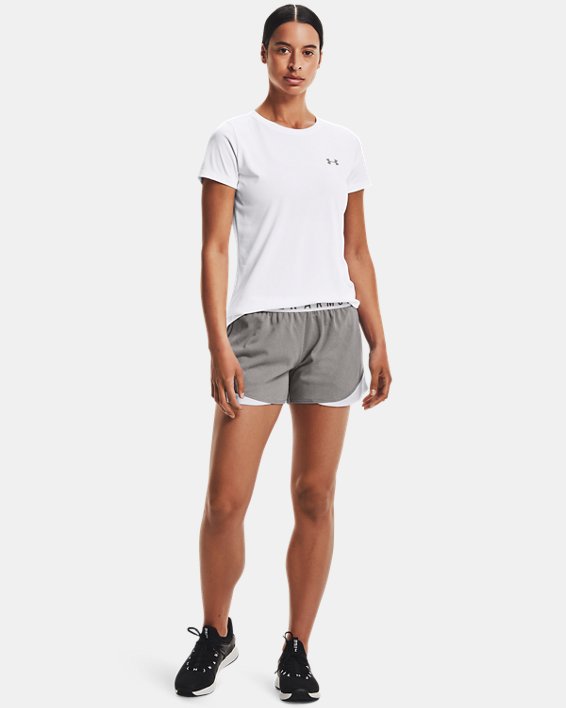 女士UA Play Up Shorts 3.0短褲, Gray, pdpMainDesktop image number 4